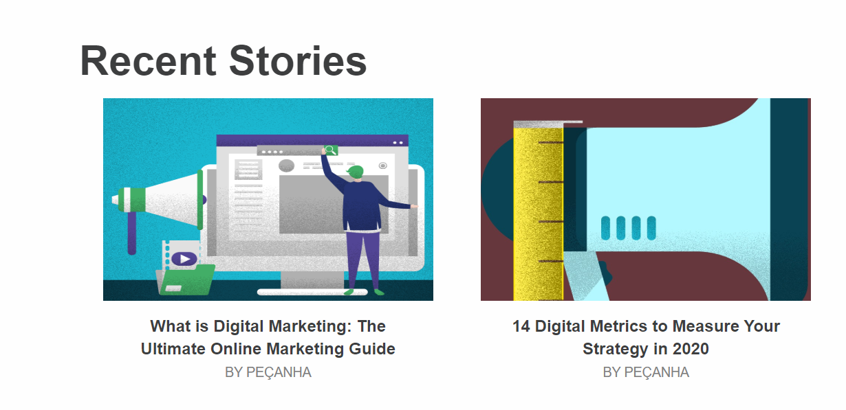 blog posts used in a content marketing strategy